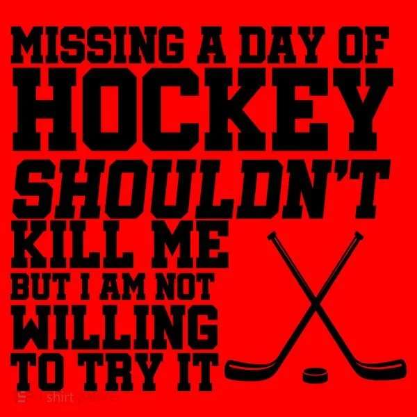 Missing Hockey Shouldn't Kill Me Santa Hat