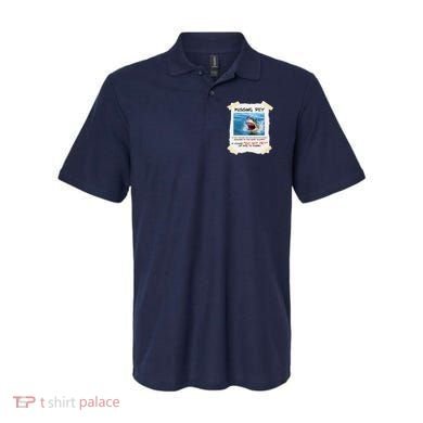 Missing Pet Funny Great White Shark  Polo