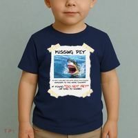 Missing Pet Funny Great White Shark  Toddler T-Shirt thumb 2