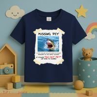 Missing Pet Funny Great White Shark  Toddler T-Shirt thumb 3