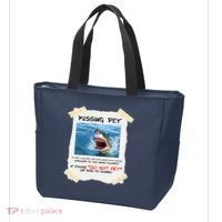 Missing Pet Funny Great White Shark  Tote Bag thumb 3
