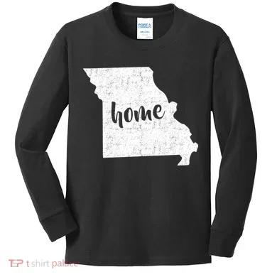 Missouri Home State  Kids Long Sleeve Shirt