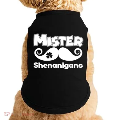 Mister Shenanigans Mustache Doggie Tank