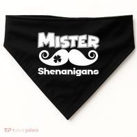 Mister Shenanigans Mustache USA-Made Doggie Bandana thumb 0