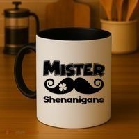 Mister Shenanigans Mustache Coffee Mug thumb 4
