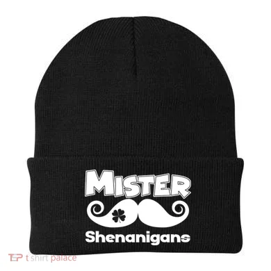 Mister Shenanigans Mustache Beanie