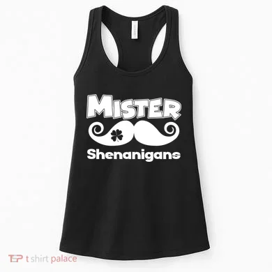 Mister Shenanigans Mustache Women's Tank Top