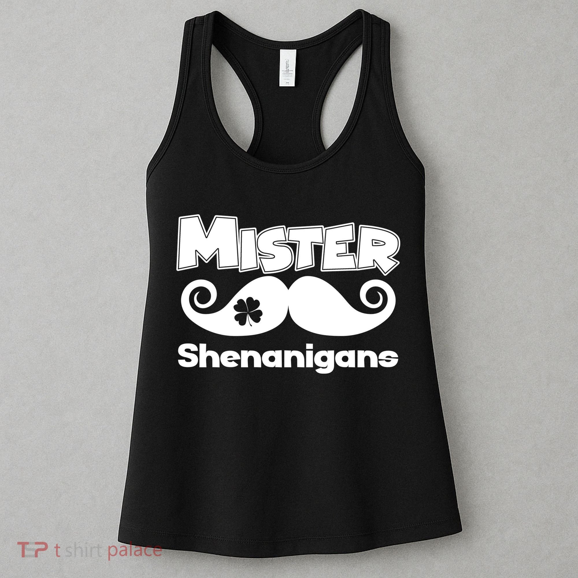 Mister Shenanigans Mustache Women's Tank Top