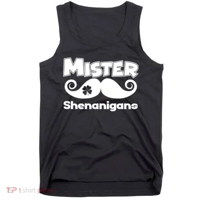 Mister Shenanigans Mustache Tank Top