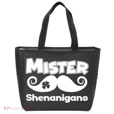 Mister Shenanigans Mustache Tote Bag
