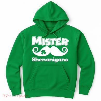 Mister Shenanigans Mustache Hoodie