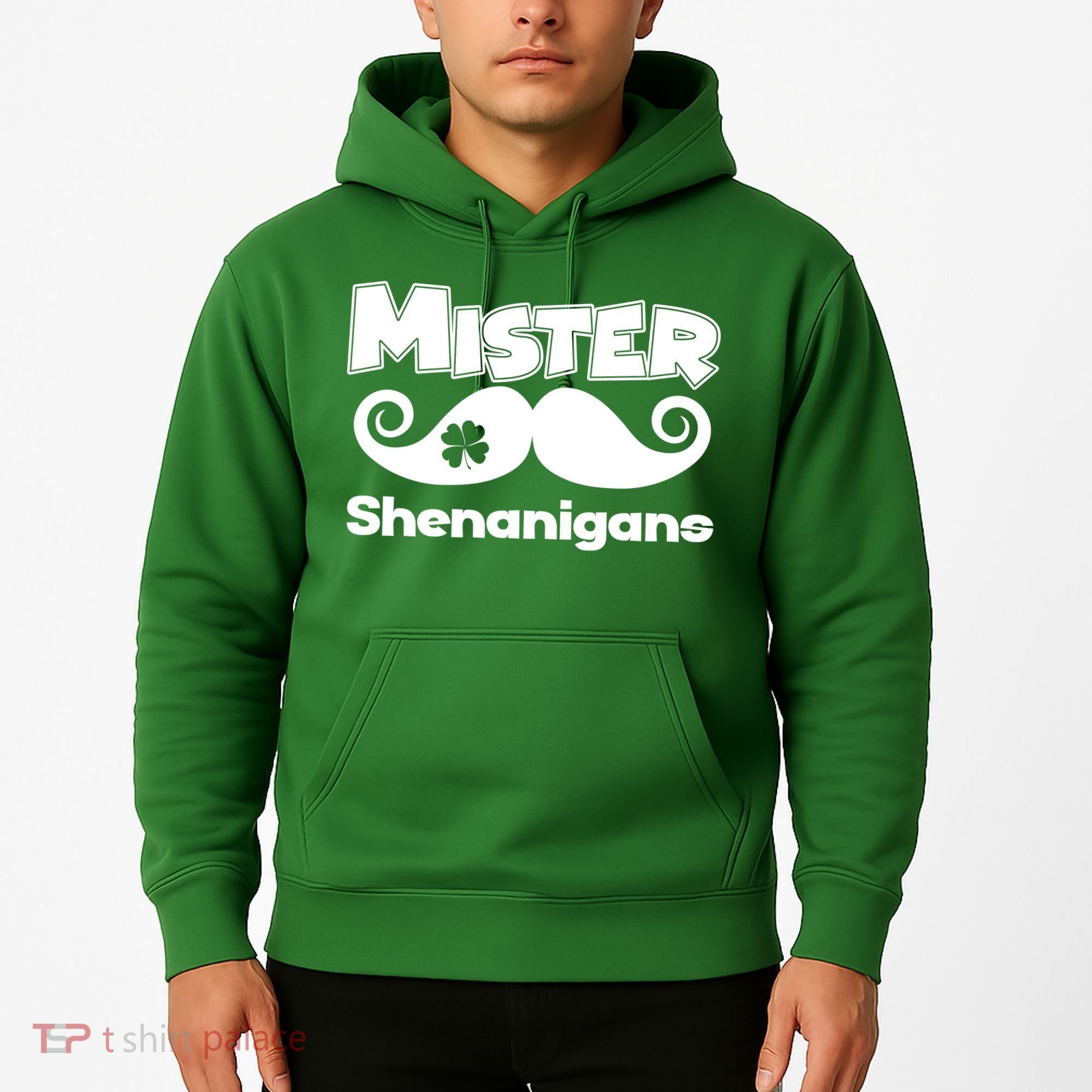 Mister Shenanigans Mustache Hoodie