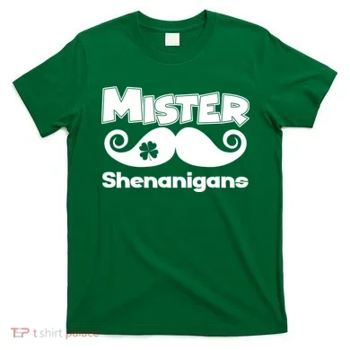 Mister Shenanigans Mustache T-Shirt