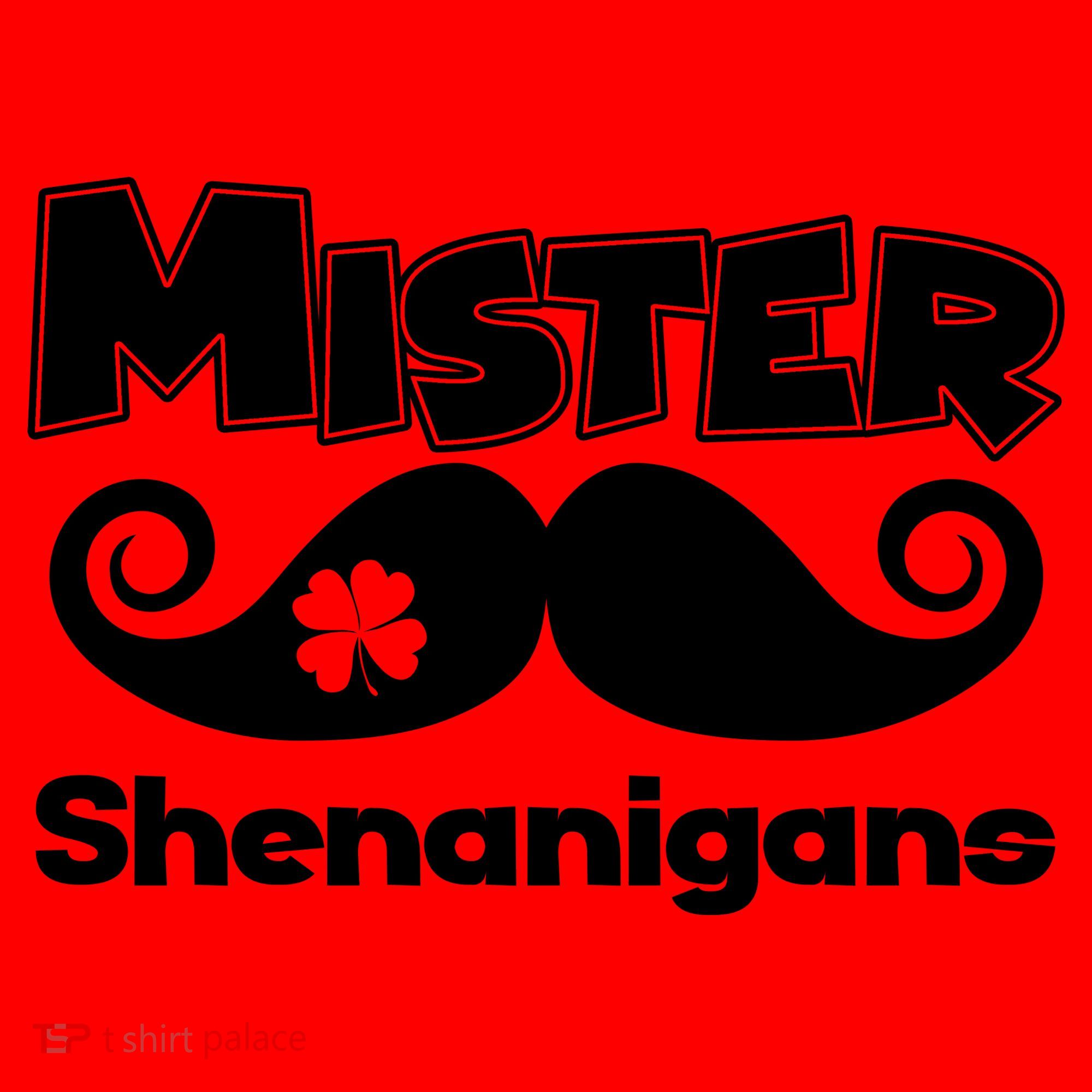 Mister Shenanigans Mustache Santa Hat