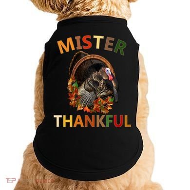 Mister Thankful Thanksgiving Turkey Doggie Tank