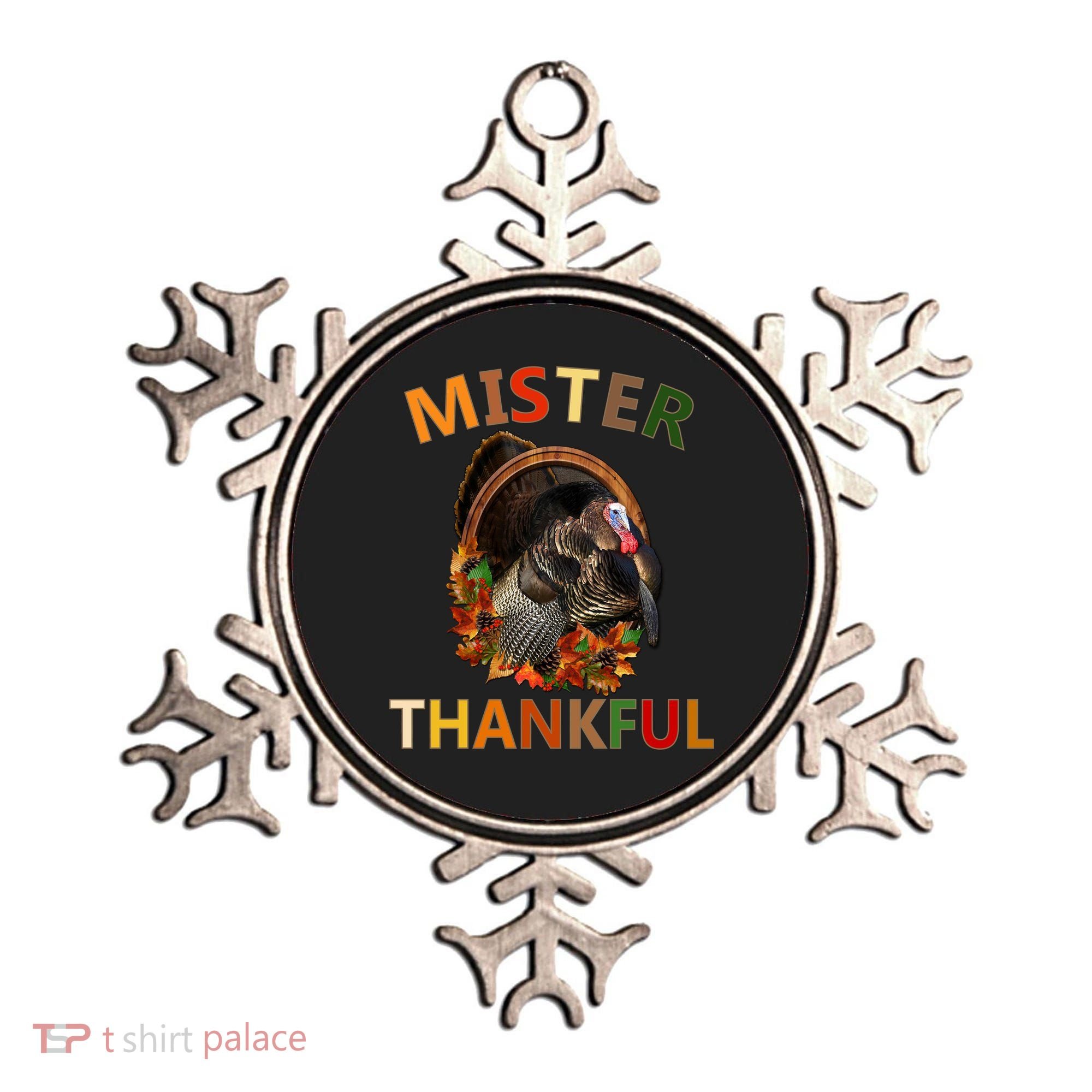 Mister Thankful Thanksgiving Turkey Ornament