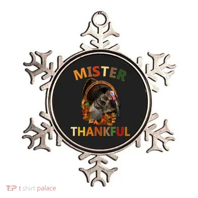 Mister Thankful Thanksgiving Turkey Ornament