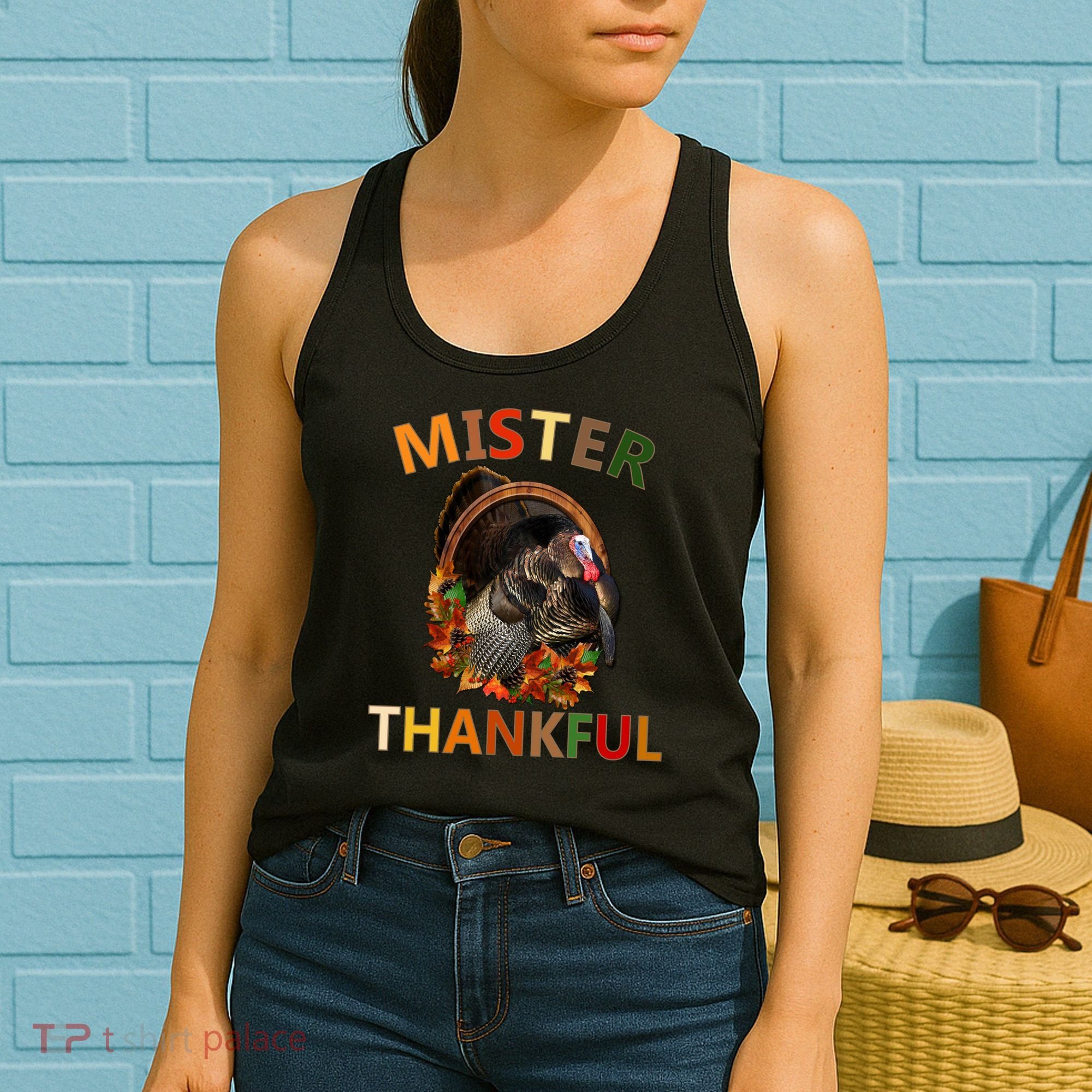 Mister Thankful Thanksgiving Turkey Women's Tank Top