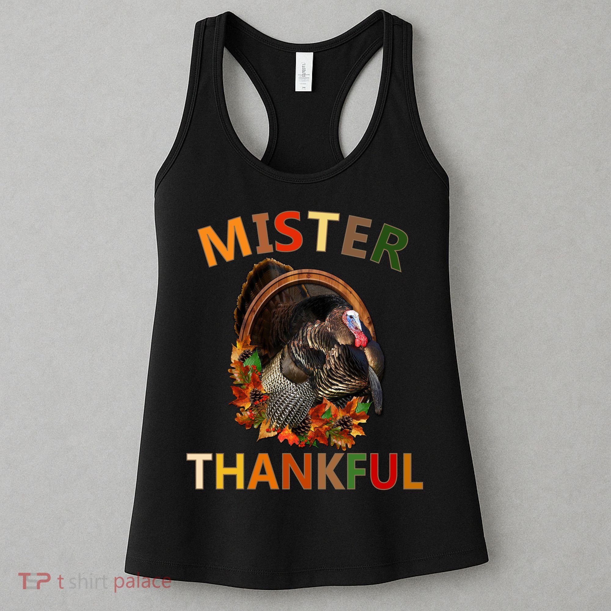Mister Thankful Thanksgiving Turkey Women's Tank Top