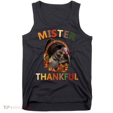 Mister Thankful Thanksgiving Turkey Tank Top