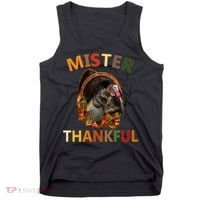 Mister Thankful Thanksgiving Turkey Tank Top thumb 0