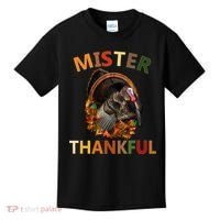 Mister Thankful Thanksgiving Turkey Kids T-Shirt thumb 0