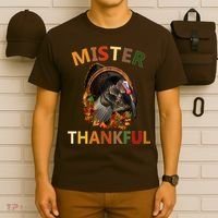 Mister Thankful Thanksgiving Turkey T-Shirt thumb 6