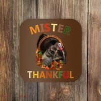 Mister Thankful Thanksgiving Turkey Coaster thumb 0