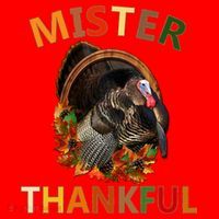 Mister Thankful Thanksgiving Turkey Santa Hat thumb 1