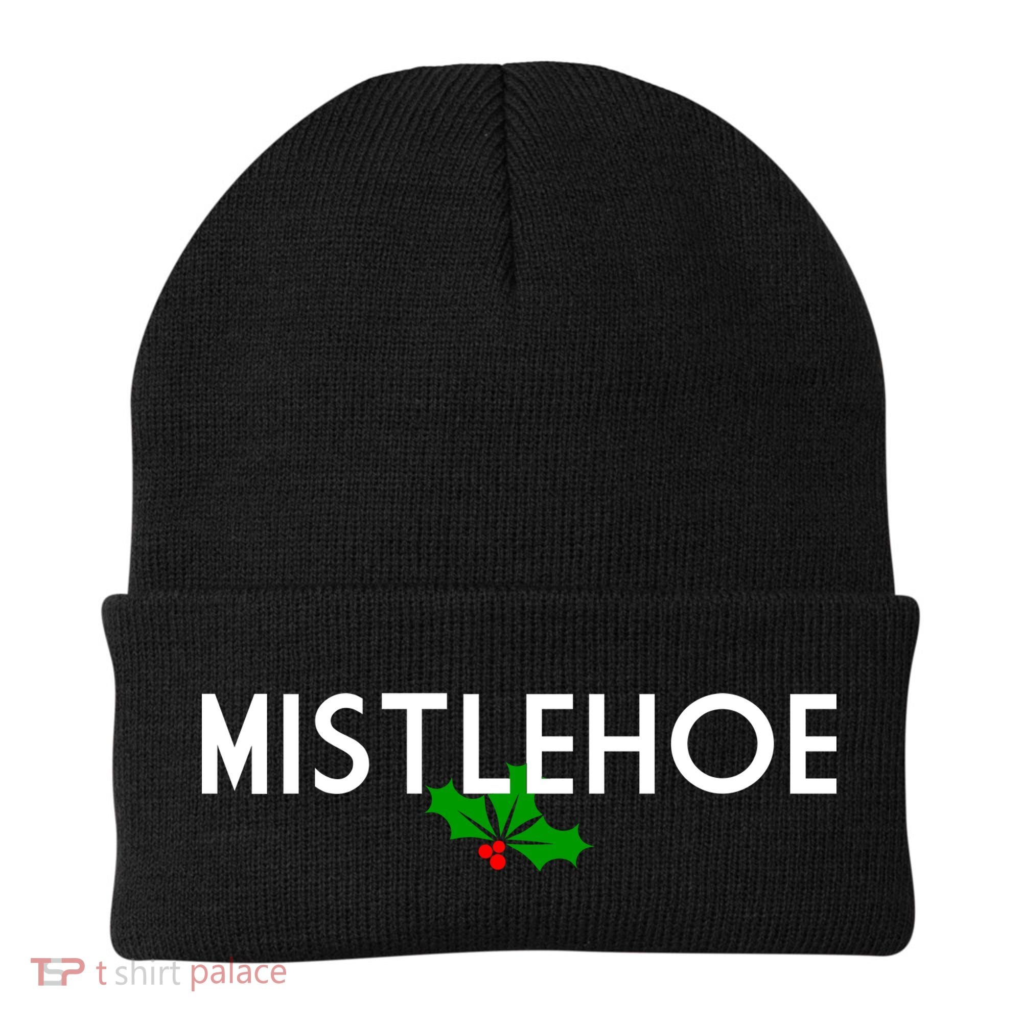 Mistlehoe Funny Holiday Beanie