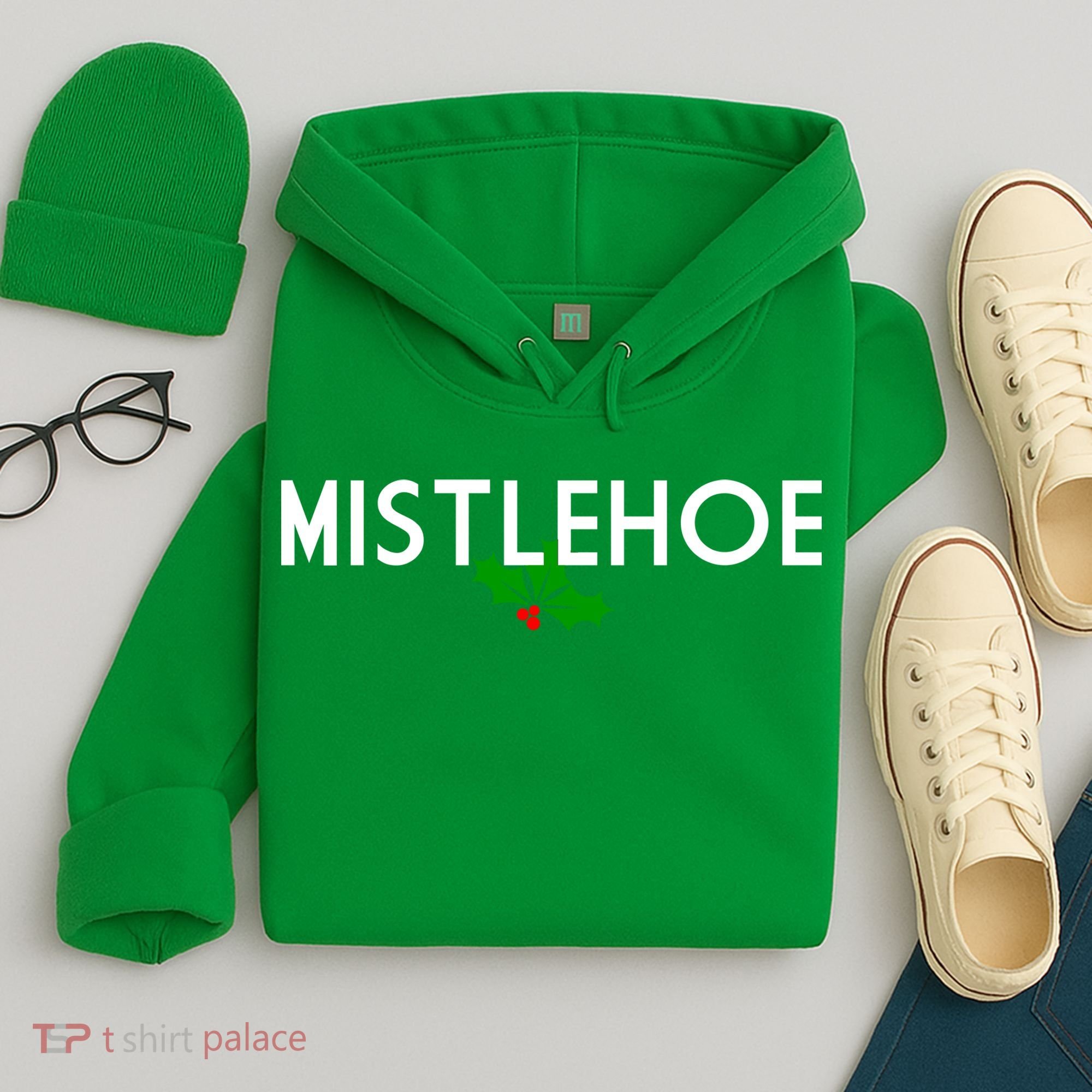 Mistlehoe Funny Holiday Hoodie