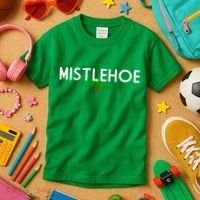 Mistlehoe Funny Holiday Kids T-Shirt thumb 3