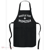Mistletoe and Mimosa Apron thumb 0
