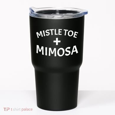 Mistletoe and Mimosa Tumbler