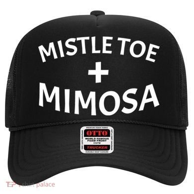 Mistletoe and Mimosa Hat