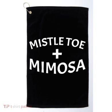 Mistletoe and Mimosa Golf Towel