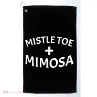 Mistletoe and Mimosa Golf Towel thumb 0