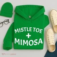 Mistletoe and Mimosa Hoodie thumb 4