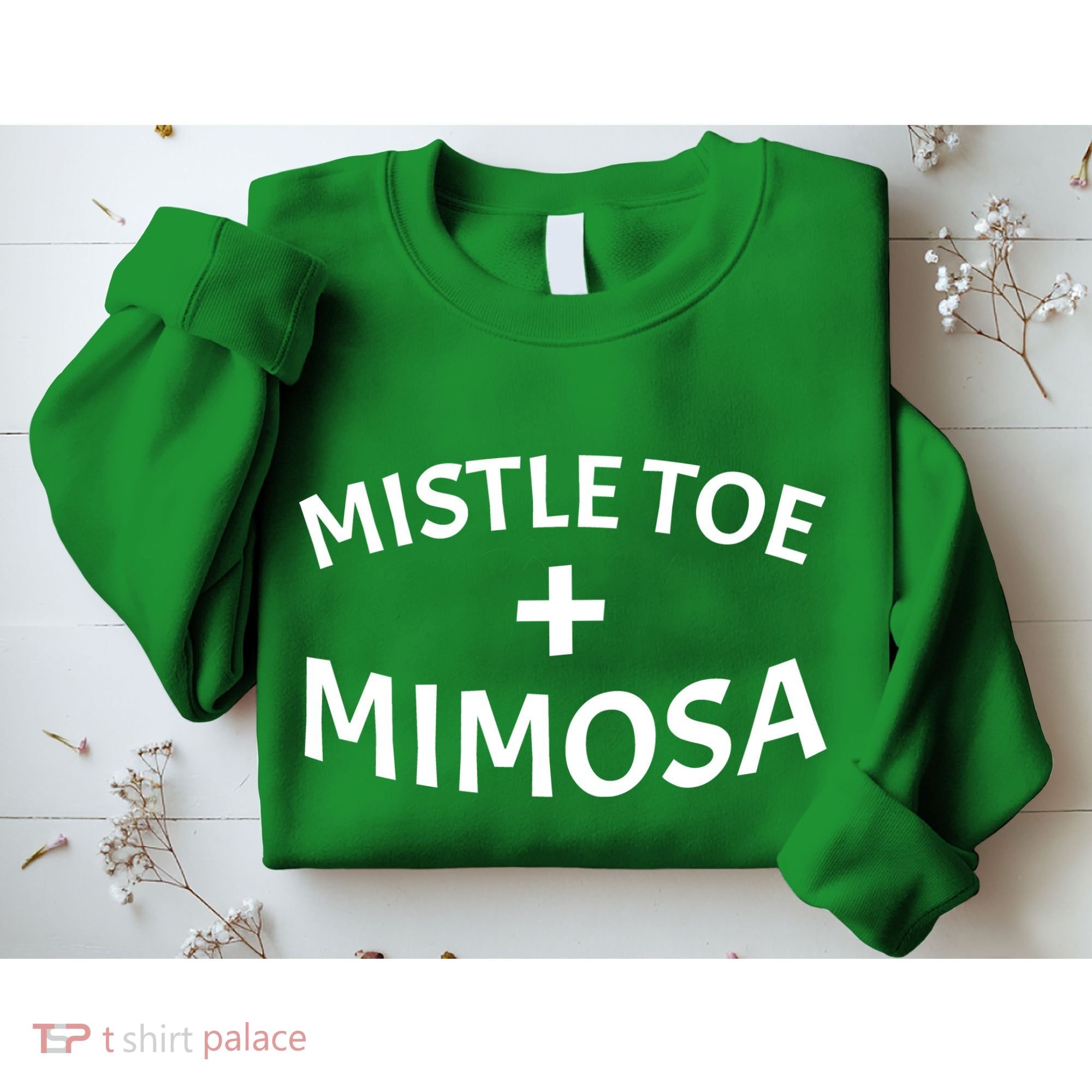 Mistletoe and Mimosa Sweatshirt