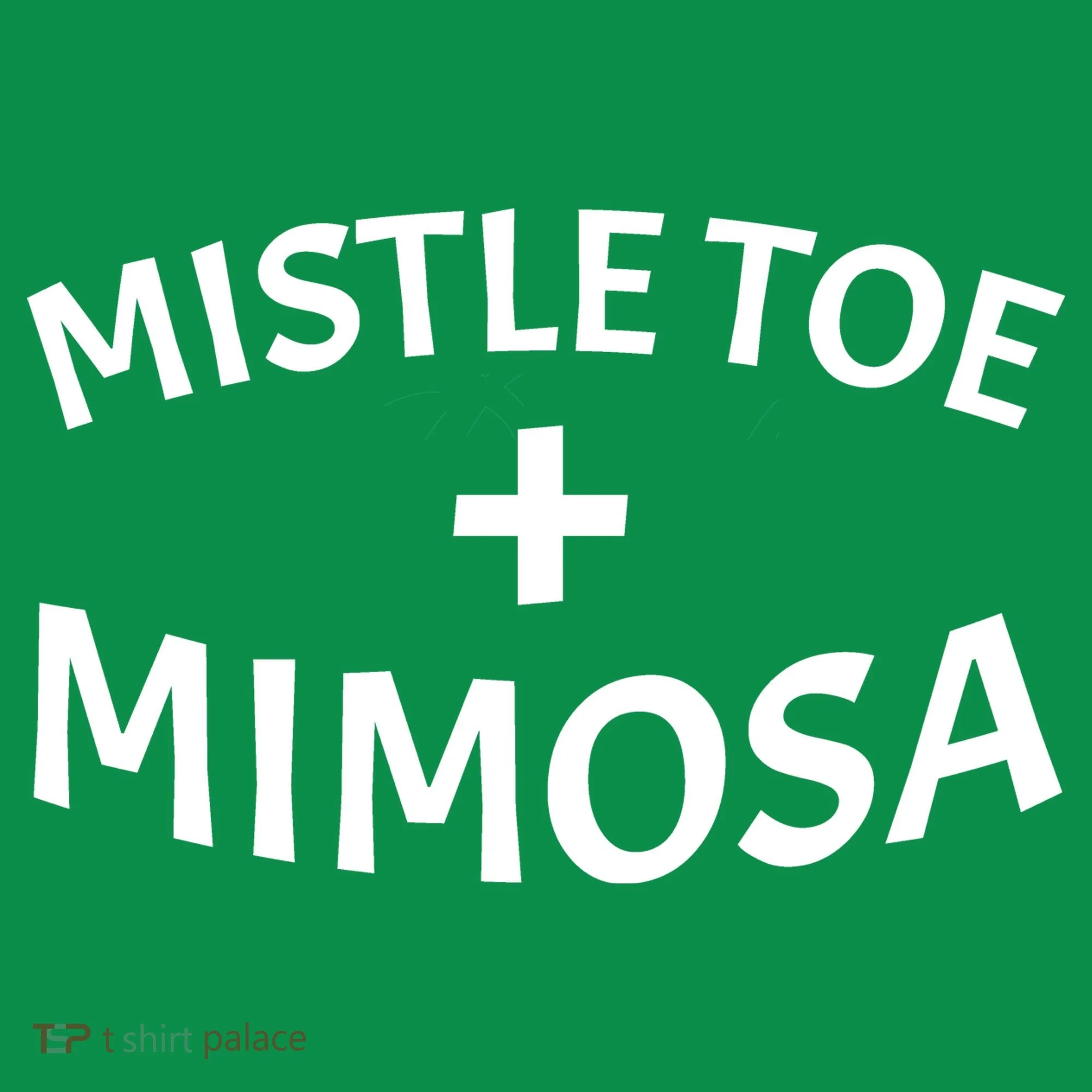 Mistletoe and Mimosa Button