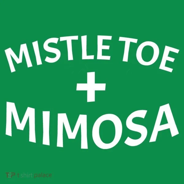 Mistletoe and Mimosa Coaster