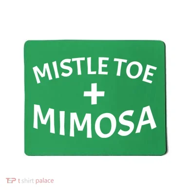 Mistletoe and Mimosa Mousepad