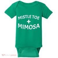 Mistletoe and Mimosa Baby Bodysuit thumb 0