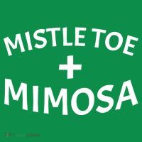 Mistletoe and Mimosa Toddler T-Shirt thumb 4