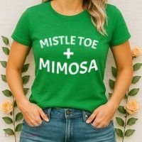 Mistletoe and Mimosa Women's T-Shirt thumb 2