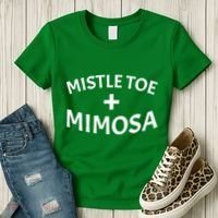 Mistletoe and Mimosa Women's T-Shirt thumb 3