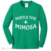 Mistletoe and Mimosa Kids Long Sleeve Shirt thumb 0