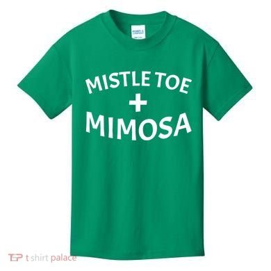 Mistletoe and Mimosa Kids T-Shirt