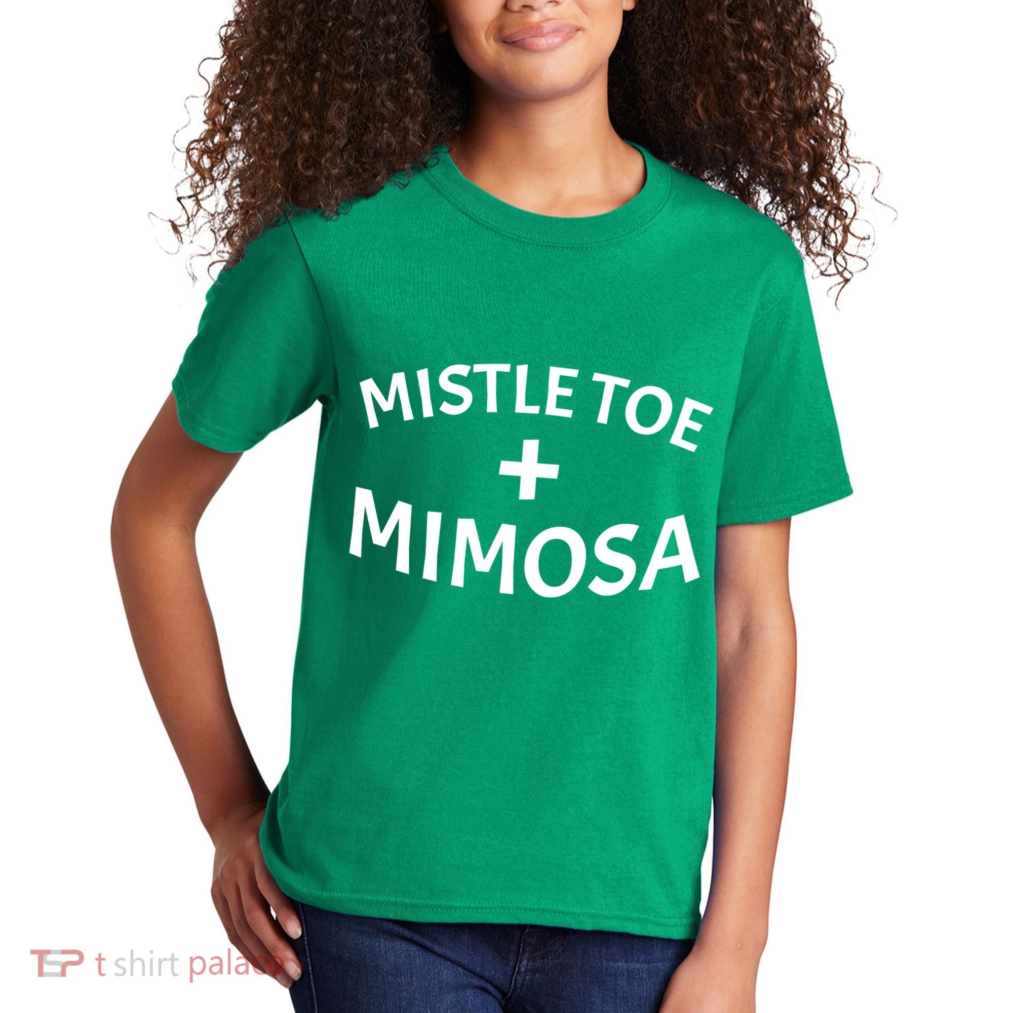 Mistletoe and Mimosa Kids T-Shirt