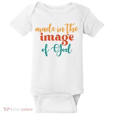 Made In The Image Of God Baby Bodysuit